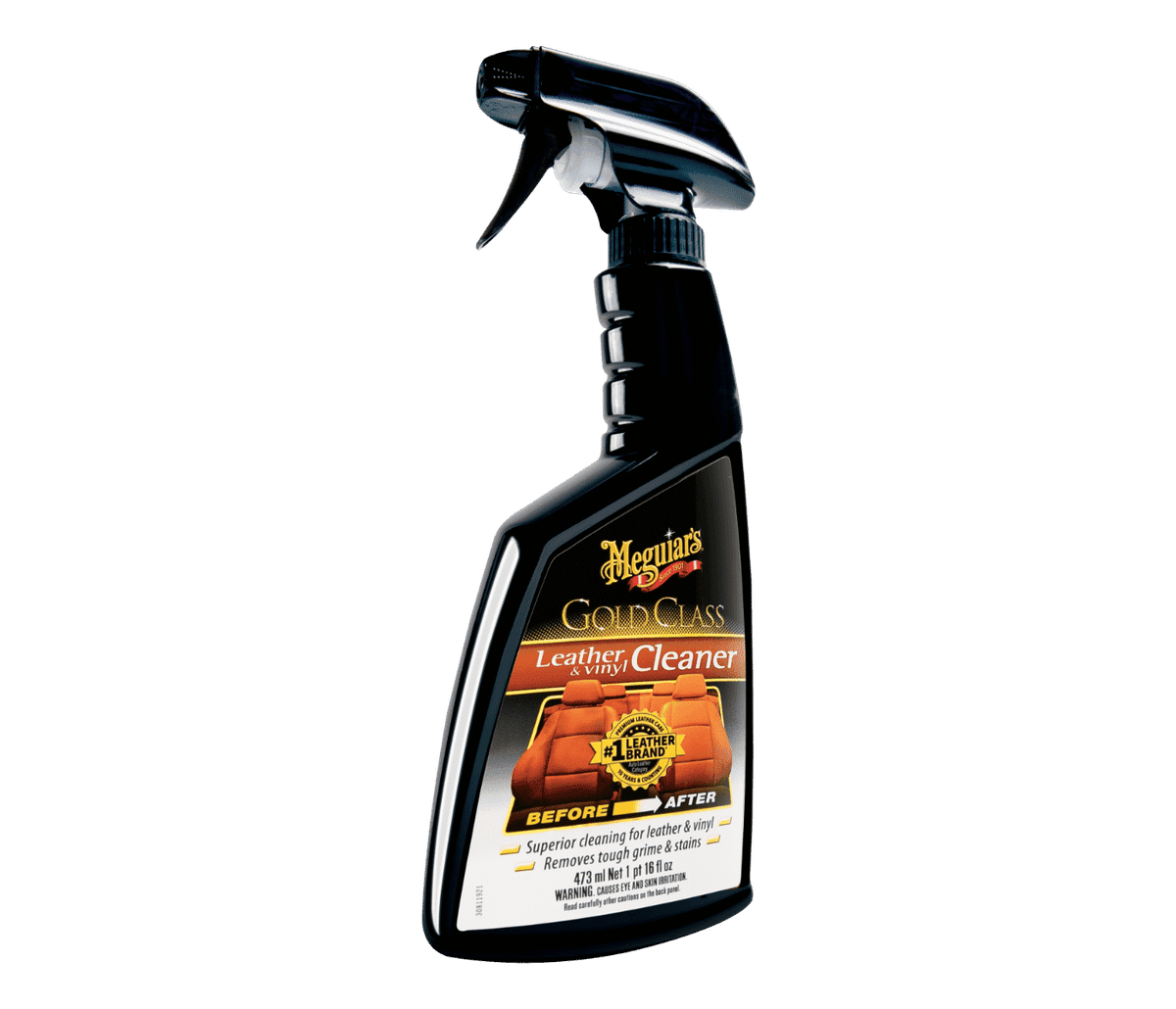 Почистващ спрей за кожа и винил Meguiar's Gold Class Leather & Vinyl Cleaner, 473 мл Почистващ спрей за кожа и винил Meguiar's Gold Class Leather & Vinyl Cleaner, 473 мл