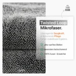 Микрофибърна кърпа за подсушаване chemicalworkz Shark Twisted Loop Towel 1400GSM - 80x50см (червена) (Копие) - Image 3