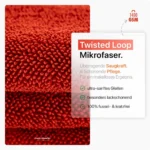 Микрофибърна кърпа за подсушаване chemicalworkz Shark Twisted Loop Towel 1400GSM - 80x50см (червена) - Image 5