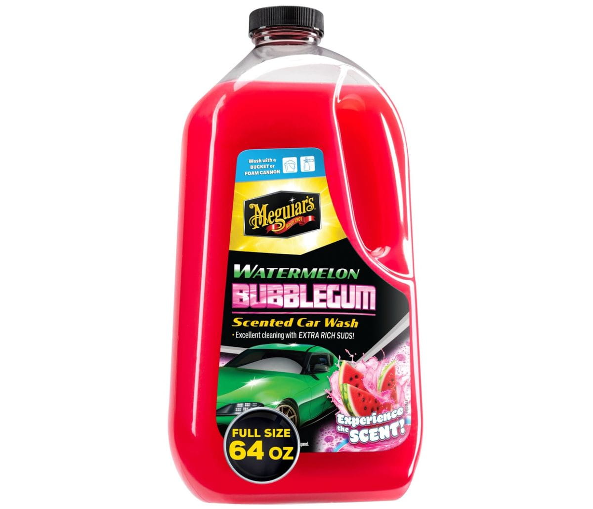 Автошампоан Meguiar's Watermelon Bubblegum Wash (1.89 литра) Автошампоан Meguiar's Watermelon Bubblegum Wash (1.89 литра)